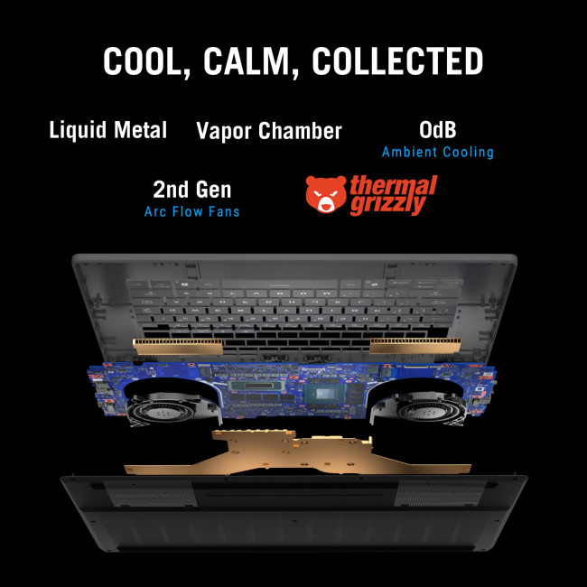 ASUS ROG Zephyrus G16 GU605CW-QR087W Intel Core Ultra 9 285H 32GB RAM 2TB SSD RTX 5080 16" 2.5K WQXGA OLED 240Hz Windows 11 Home Gaming Laptop