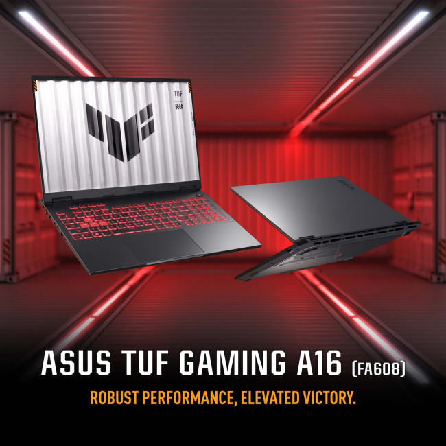 ASUS TUF Gaming A16 FA608PP-RV013W AMD Ryzen 9 8940HX 32GB RAM 1TB SSD RTX 5070 16" WUXGA Windows 11 Home Laptop