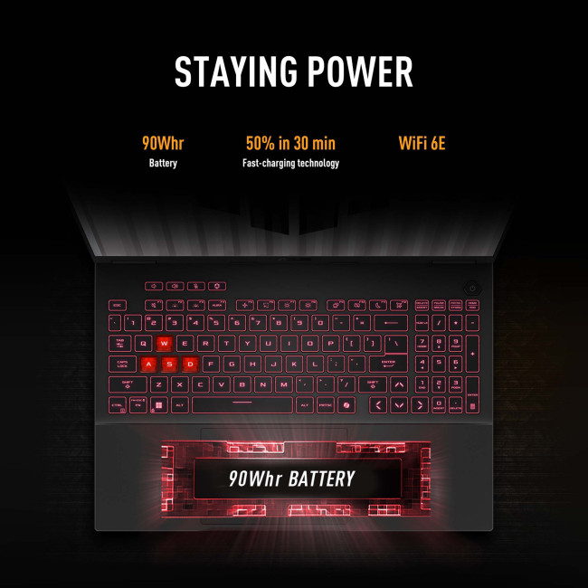 ASUS TUF Gaming A16 FA608PP-RV013W AMD Ryzen 9 8940HX 32GB RAM 1TB SSD RTX 5070 16" WUXGA Windows 11 Home Laptop