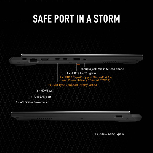 ASUS TUF Gaming A16 FA608PP-RV013W AMD Ryzen 9 8940HX 32GB RAM 1TB SSD RTX 5070 16" WUXGA Windows 11 Home Laptop