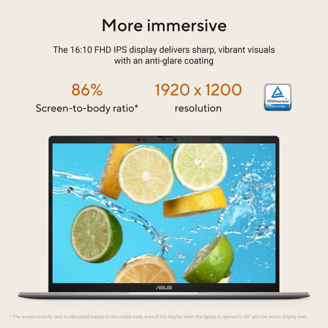 ASUS VivoBook S14 M3407HA-LY008W AMD Ryzen 5 220 16GB RAM 512GB SSD 14" WUXGA Windows 11 Home Laptop