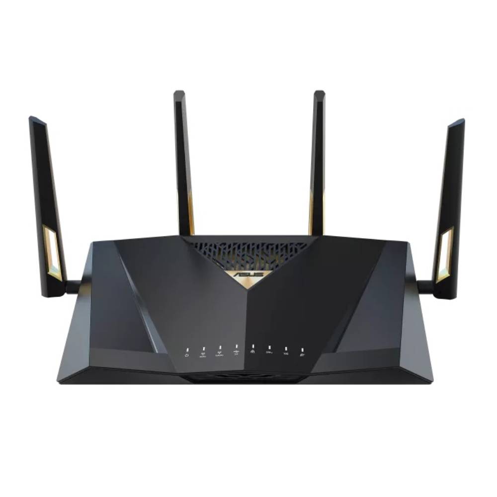 Refurbished ASUS RT-BE88U BE7200 Dual-band 10 Gigabit Ethernet Wireless Router Black