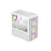 DeepCool CH560 WH Mid Tower Tempered Glass Gaming PC Case - White