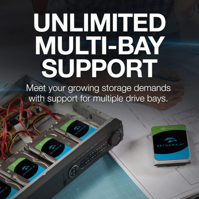 Seagate Surveillance HDD SkyHawk AI 3.5" 8000 GB Serial ATA III