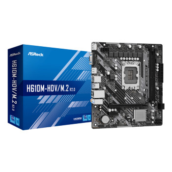 Asrock H610M-HDV/M.2 R2.0 Micro-ATX Intel LGA 1700 Motherboard