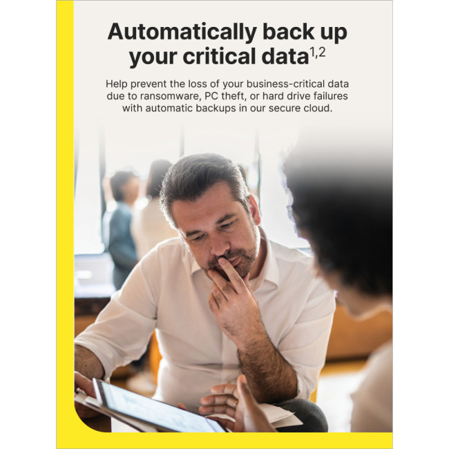 Norton Small Business 2.0 - 250GB, 1 User, 6 Devices, 1-Year Enrollment Digital Key