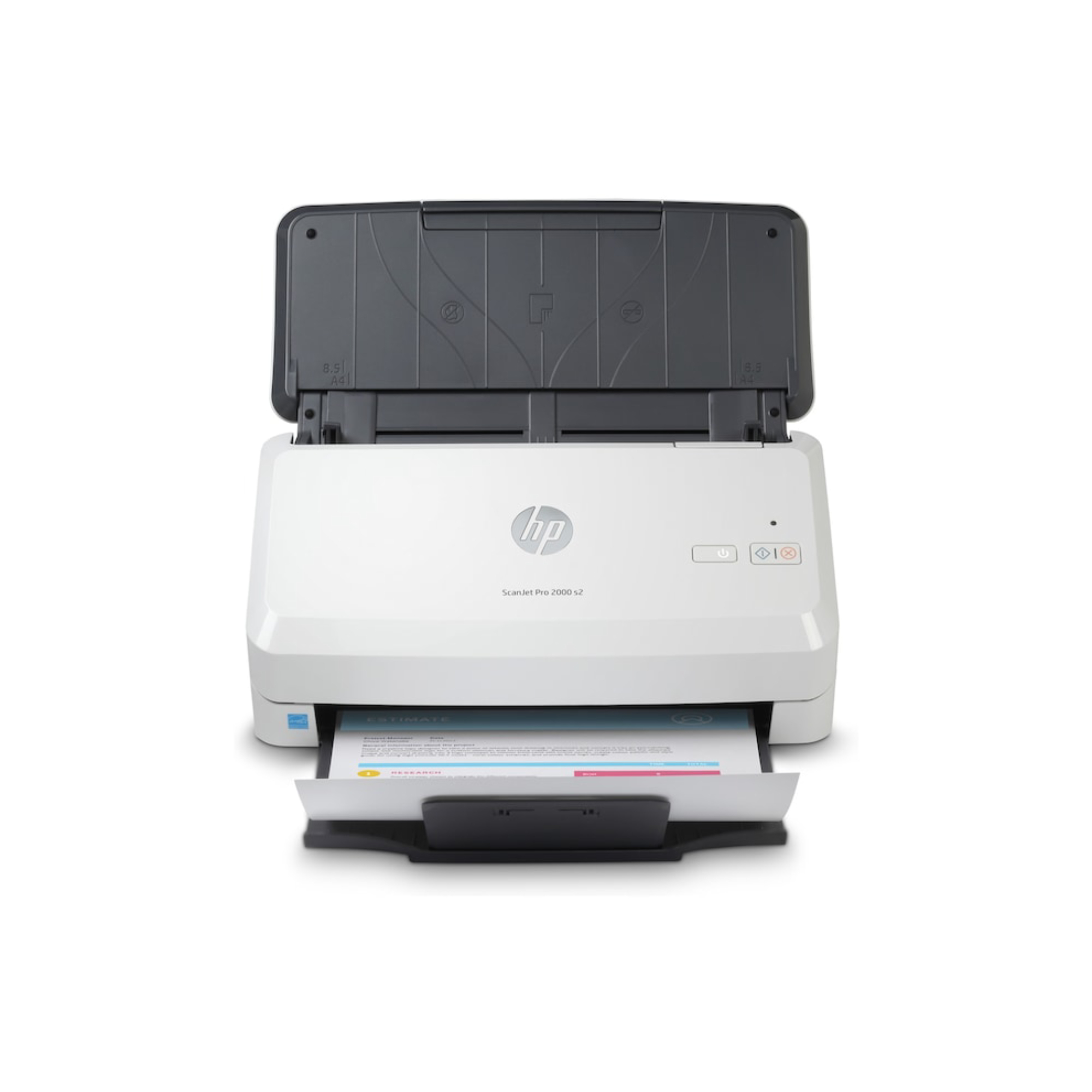 Hp White Scanjet Pro 2000 S2 600 X 600 Dpi Sheet-Fed Scanner