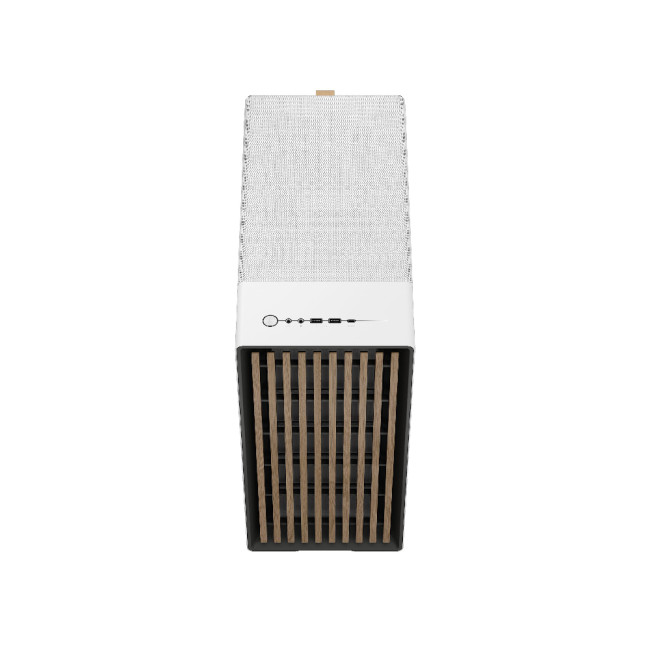 Fractal Design North ATX Mid Tower Brass/Steel Case - White