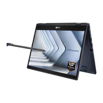 ASUS ExpertBook B3 Flip B3402FV Hybrid Intel Core 5 120U 16GB RAM 512GB SSD 14" Full HD TouchScreen Windows 11 Pro Education 2-in-1 Business Laptop - Black -