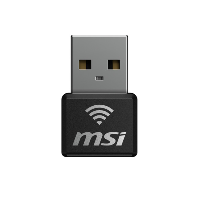 MSI AX 1800 Nano USB Adapter 1201 Mbps Wi-Fi 6 Black
