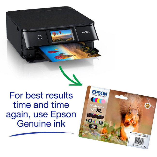 Epson Expression Photo XP-8700 Inkjet A4 5760 x 1440 DPI 32 ppm Wi-Fi  Multifuction Inkjet Color Printer