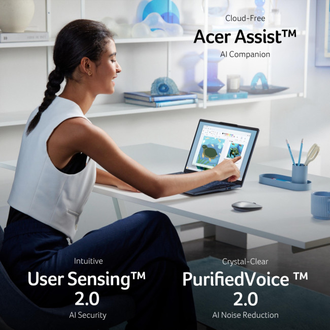 Acer Swift 14 AI Copilot+ Intel Core Ultra 7 256V 16GB RAM 1TB SSD 14" Windows 11 Home Laptop