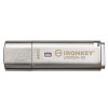 USB Stick Kingston Technology IronKey Locker+ 50 USB flash drive 64GB USB 3.2 Flash Drive - Silver