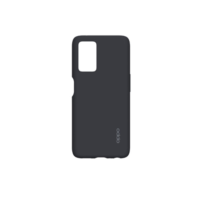 OPPO Official Black Silicone Case Designed for A96 & A76 Non-slip Matte Finish