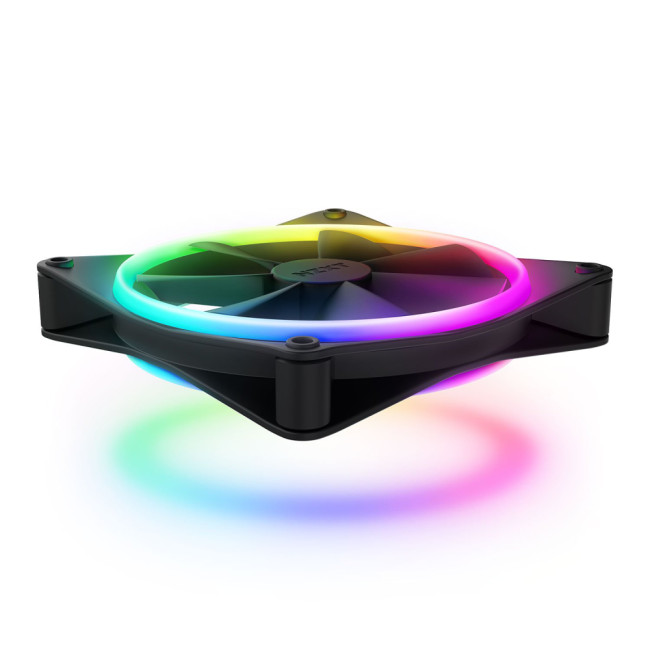 NZXT F140 RGB DUO Black 4 Pin PWM Pc Fan - Single Fan Pack