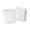 ASUS ZenWiFi XD6 Wi-Fi 6 Dual-Band Mesh Router - White 2 Pack