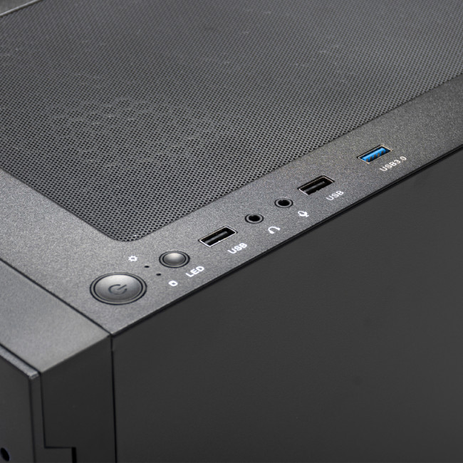 Gamdias TALOS E3 MESH Tempered Glass Mid Tower Gaming PC Case - Black