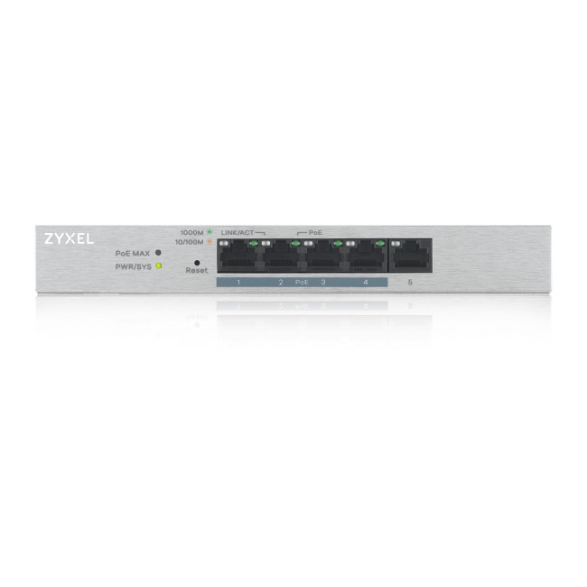 Zyxel GS1200-5HPV2-GB0101F 10 Gbit/s Managed 5 x Gigabit Ethernet RJ45 Network Switch