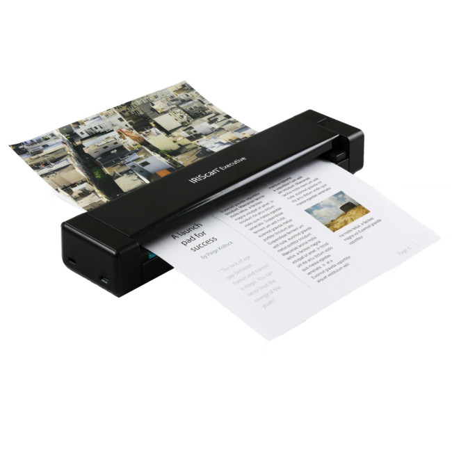IRIScan Executive 4 CIS Sensor 600 x 600 DPI Micro USB Sheet-Fed Scanner Black