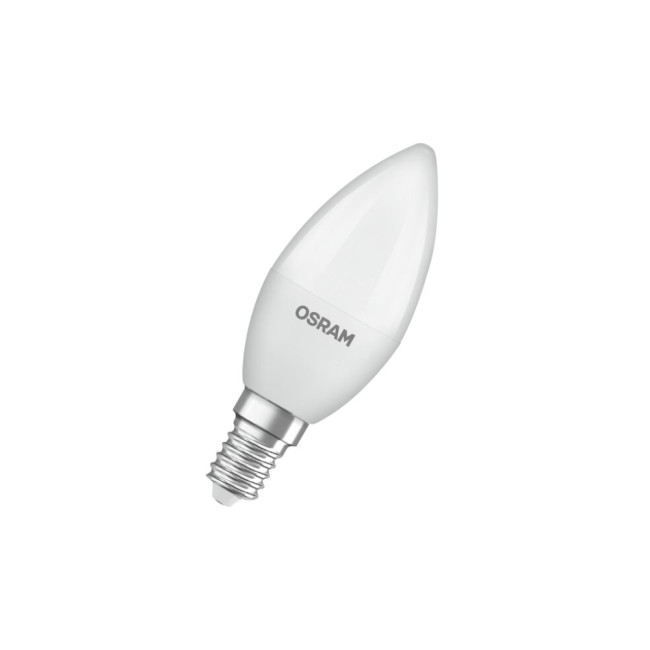 Osram Base Classic B40 5.7 Watt E14 Warm White Frosted LED Bulb - Triple Pack