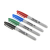 Sharpie Fine Tip Pack of 4 Permanent Marker Assorted RGBK- 1985858