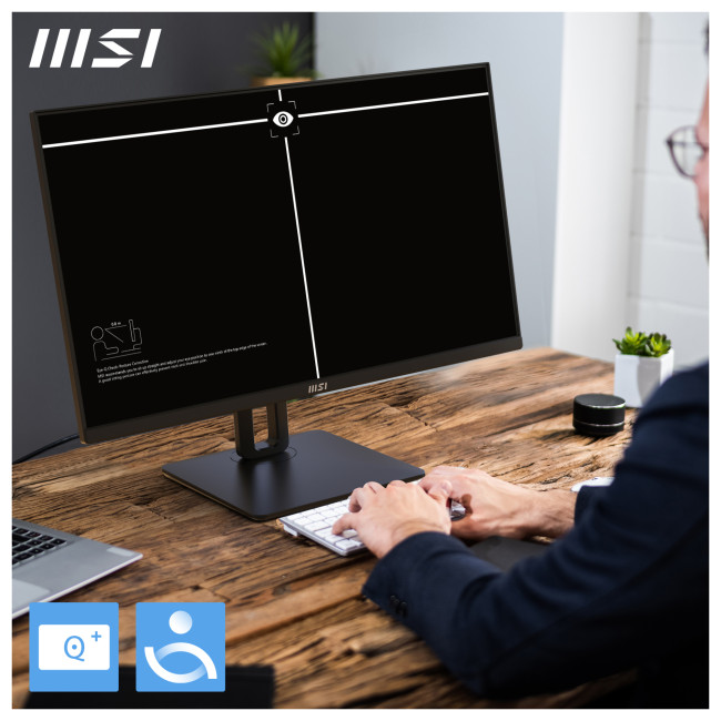 MSI PRO MP245PG 24" IPS Full HD 100Hz Height Adjustable Monitor with Speakers