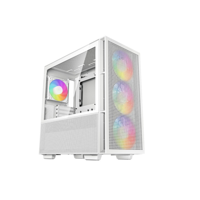 DeepCool CH560 WH Mid Tower Tempered Glass Gaming PC Case - White