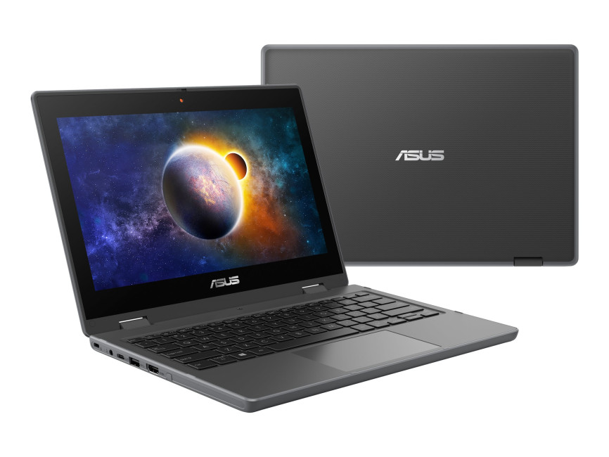ASUS Expertbook BR1100FKA-BP0044RA-3Y Laptop Intel Celeron N4500 4 GB RAM 64 GB eMMC 11.6" Touchscreen Convertible Windows 10 Pro Academic
