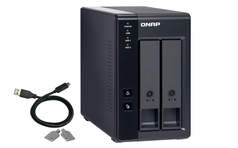 QNAP TR-002  2 Bay NAS Servers Storage Expansion for QNAP