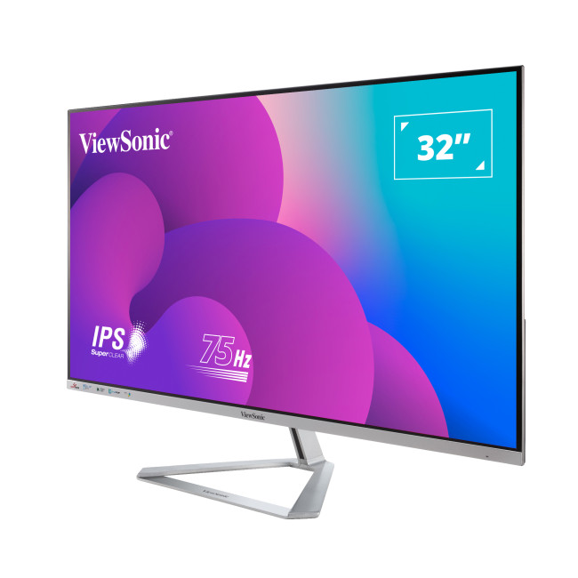Viewsonic VX3276-MHD-3 32" IPS Full HD 75Hz Ultra-Slim Monitor with Speakers
