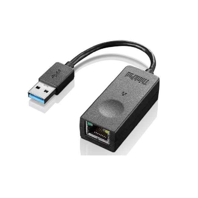 Lenovo ThinkPad USB 3.0 to Ethernet Network Adapter Black