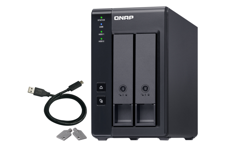 QNAP TR-002  2 Bay NAS Servers Storage Expansion for QNAP
