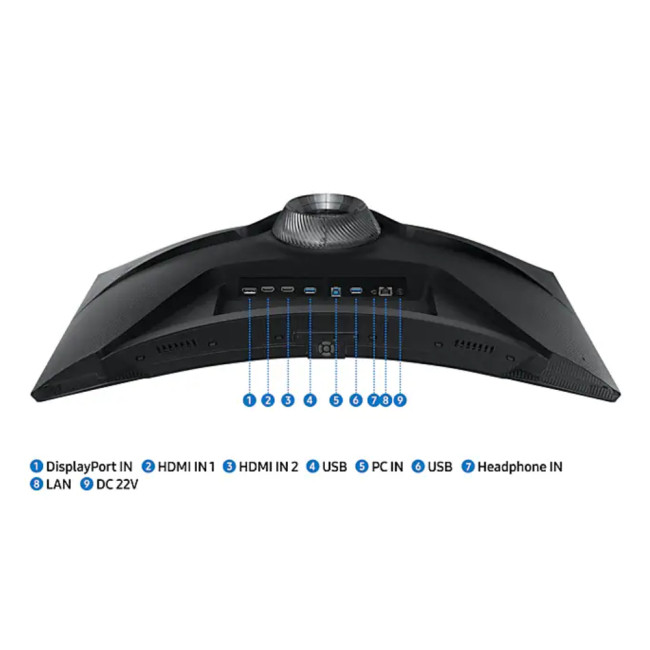 Samsung Odyssey G65B 32" Curved Quad HD 240Hz 1ms Height Adjustable Gaming Monitor