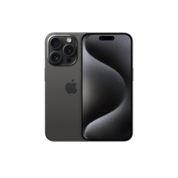 Apple iPhone 15 Pro Max 6.7 inch Dual SIM iOS 18 5G USB Type-C 512 GB Titanium, Black