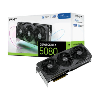 PNY GeForce RTX 5080 16GB OC Gaming Graphics Card