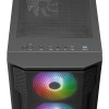 Gamdias ATHENA M6 LITE Tempered Glass Mid Tower Gaming PC Case - Black