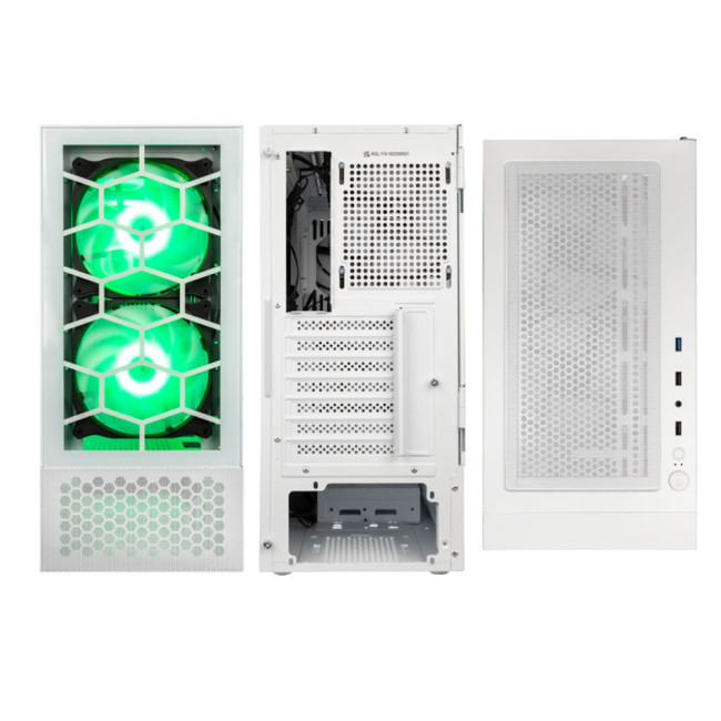 Kolink Observatory MX Glass ARGB  Midi Tower Gaming ATX PC Case - White