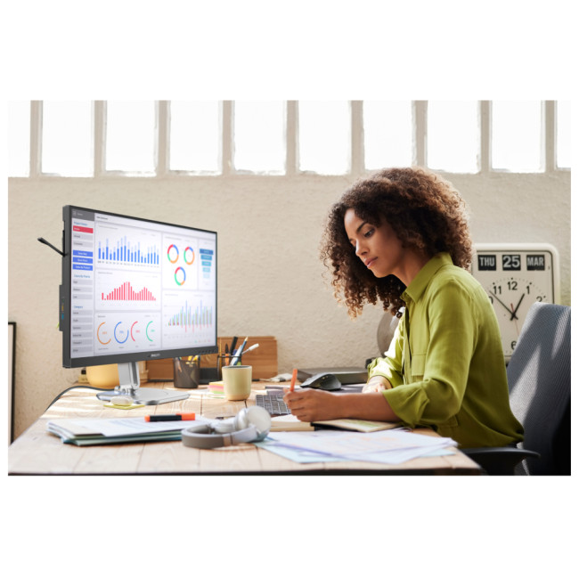 Philips 27B2G5200 27" IPS FHD 100Hz Height adjustable Energy Efficient Monitor