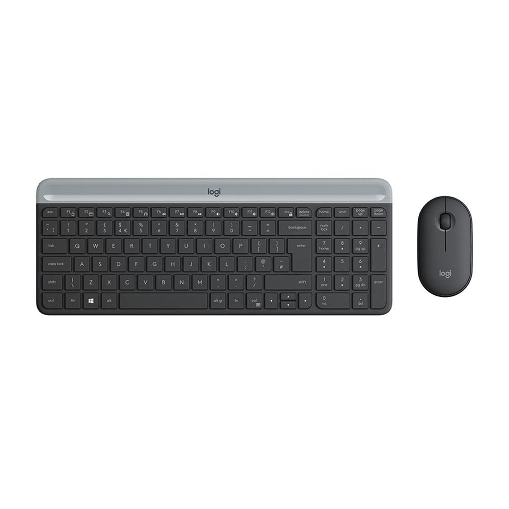 Logitech Graphite Mk470 Slim Keyboard & Mouse Combo - 920-009202