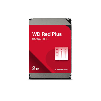Western Digital Red Plus 2TB 3.5" SATA 6GB/s 5400RPM Internal Hard Drive