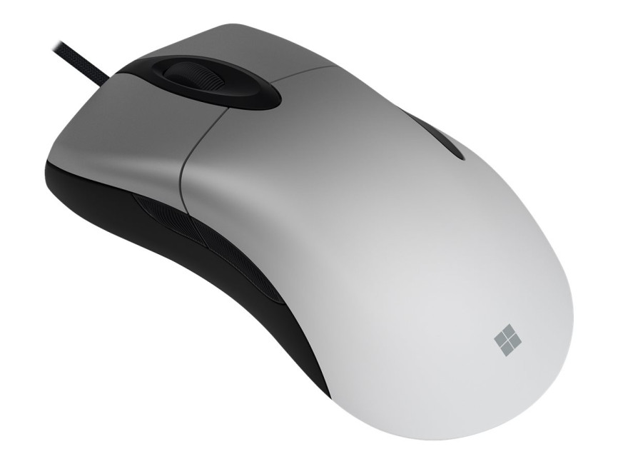 Microsoft ProIntelli Mouse Wired Right Handed Shadow White - NGX-00004