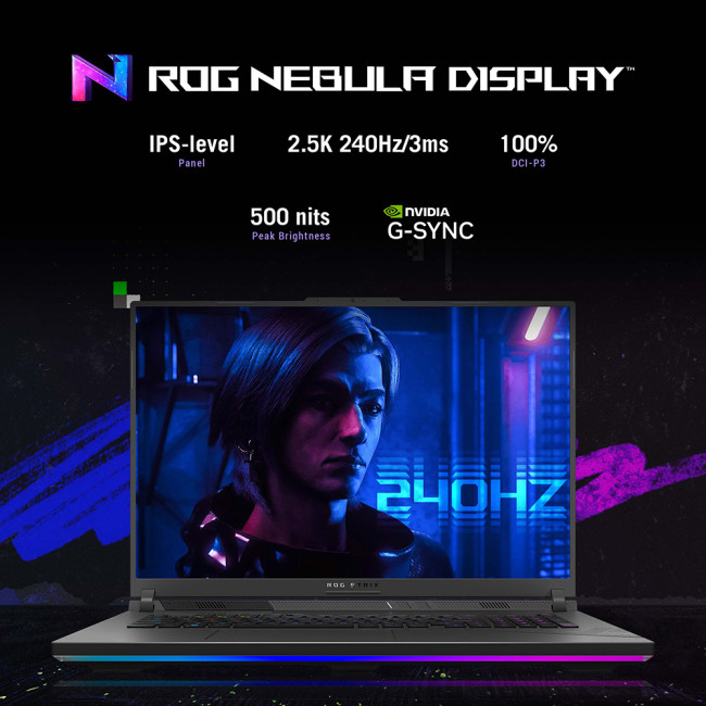 ASUS ROG Strix G18 Intel Core i9-14900HX 32GB RAM 1TB SSD RTX 4070 18" WQXGA 240Hz Windows 11 Home Gaming Laptop