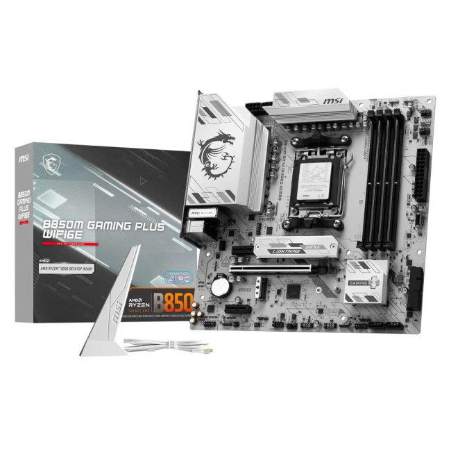 MSI B850M GAMING PLUS WIFI6E micro ATX AMD Socket AM5 Motherboard