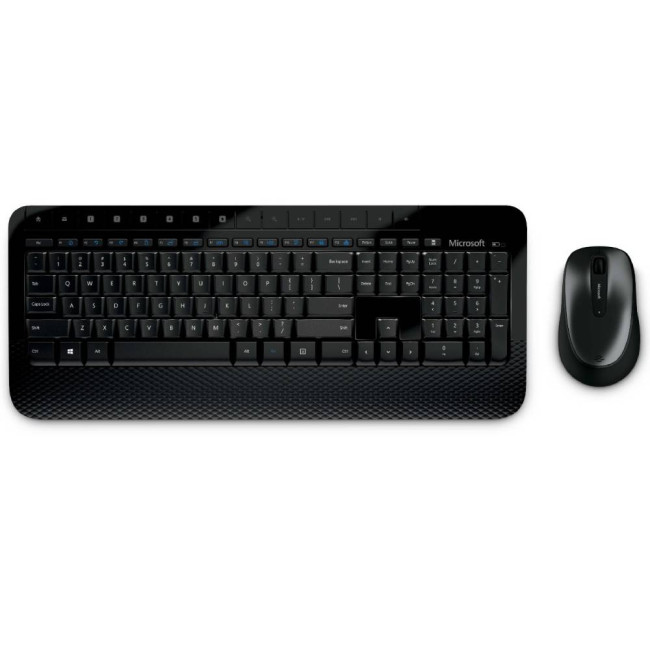 Microsoft Wireless Desktop 2000 Keyboard and Mouse Set UK Layout Black