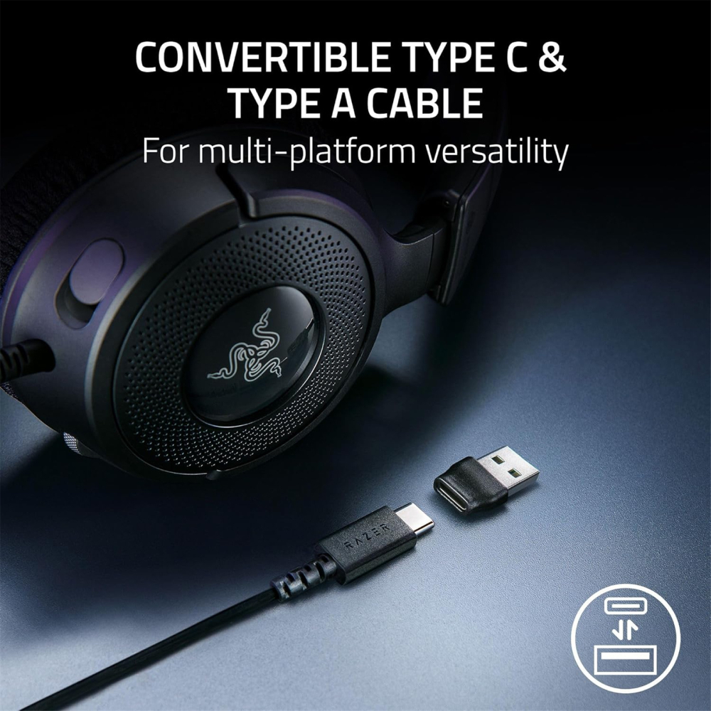 Razer Kraken V4 X RZ04-05180100-R3M1 Wired Gaming Headset