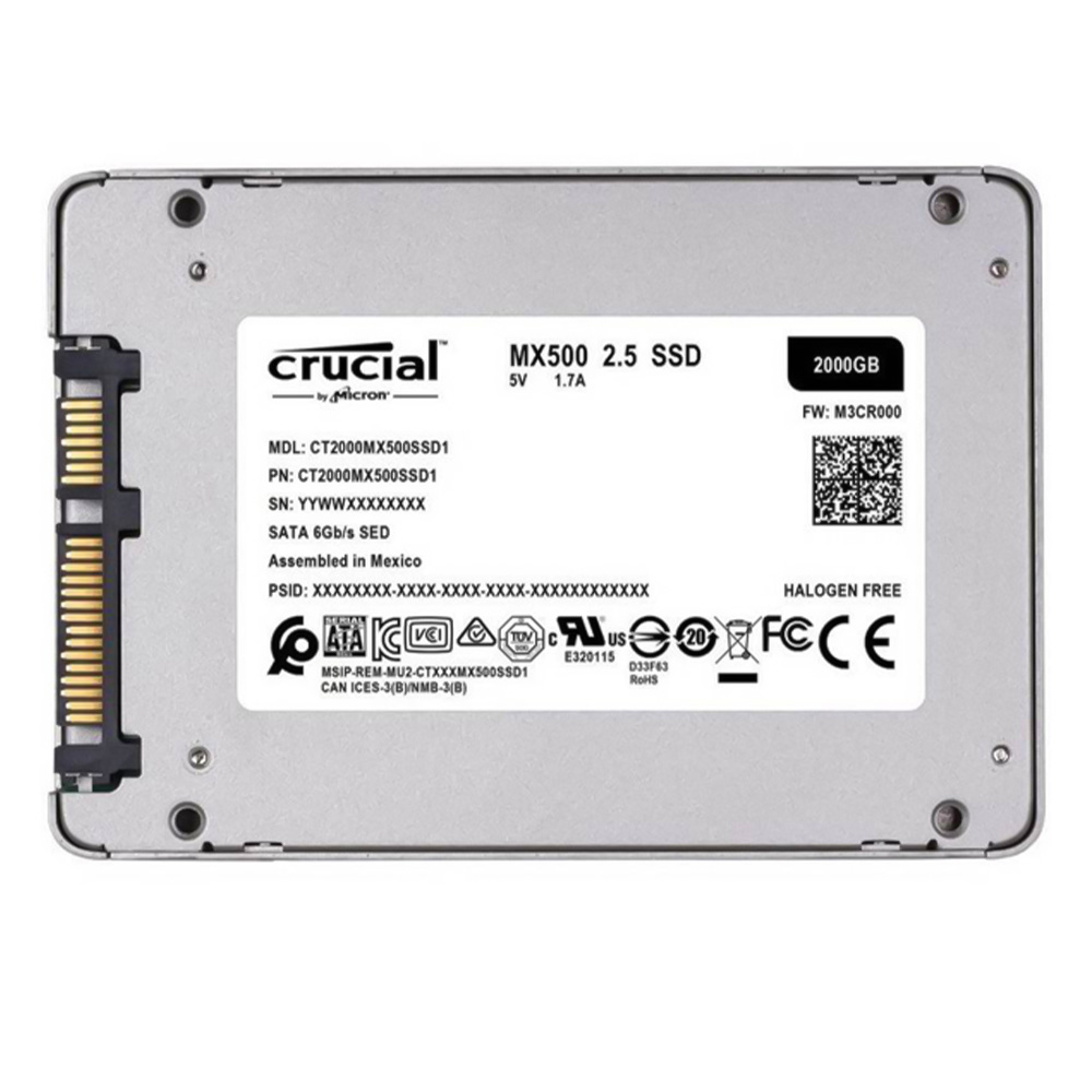 Crucial 500GB SSD 2.5インチ　正常99% 使用273時間 使用時間200時間】crucial SSD MX500 500GB CT500MX500SSD1 2.5 SATA
