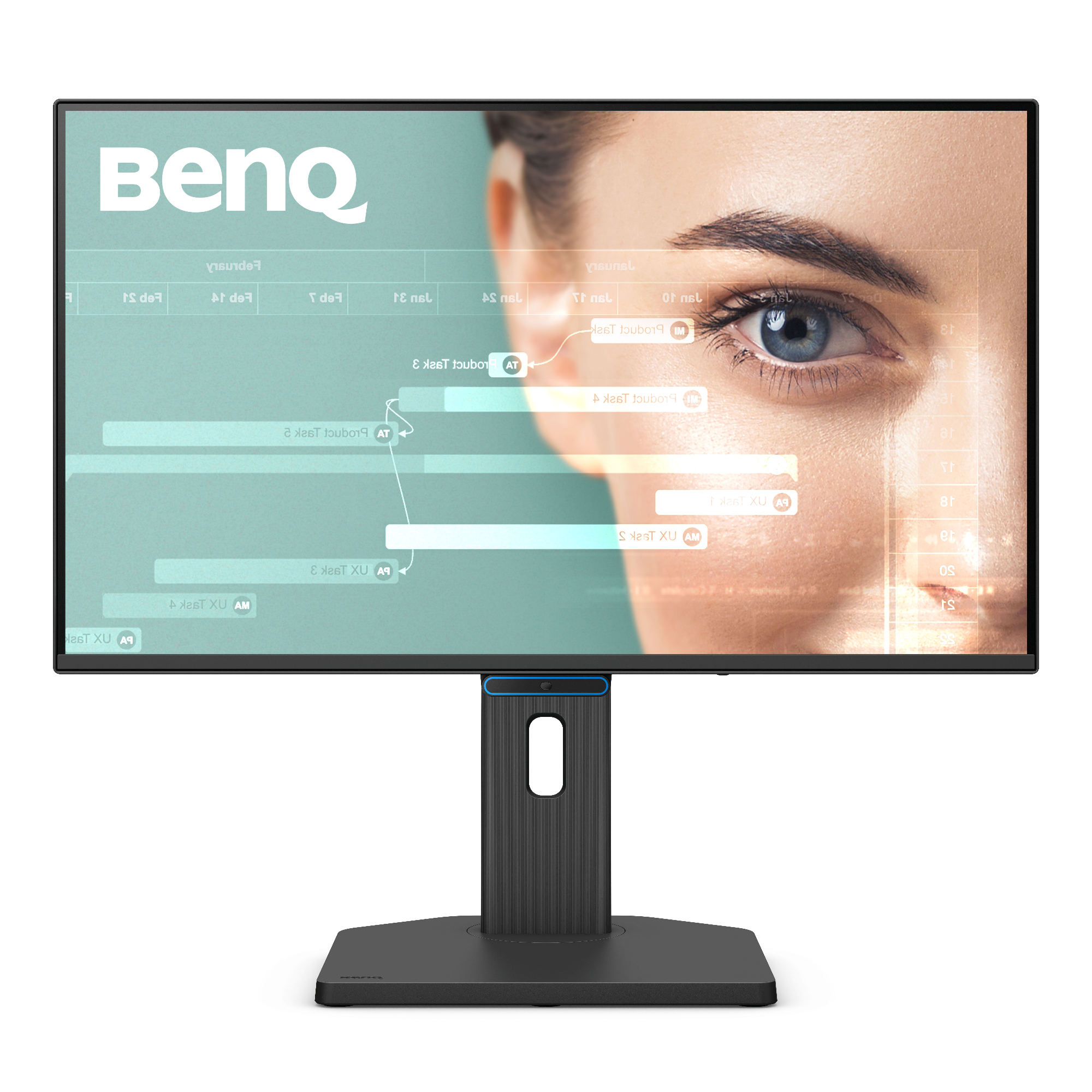 Refurbished BenQ BL2490TC 24" IPS Full HD 144Hz USB-C Height Adjustable Business Monitors with Speakers