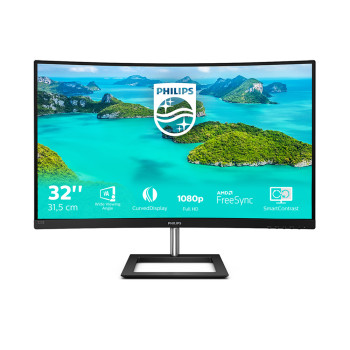 Philips E Line 31.5 inch 1920 x 1080 Full HD VA LCD FreeSync Curved Monitor