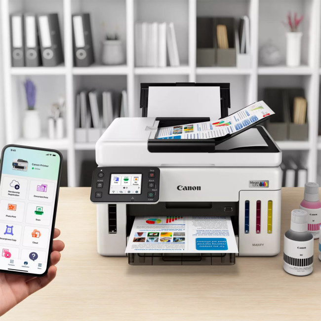 Canon MAXIFY GX6150 600 x 1200 dpi A4 Wireless Multifunction Colour Inkjet Printer