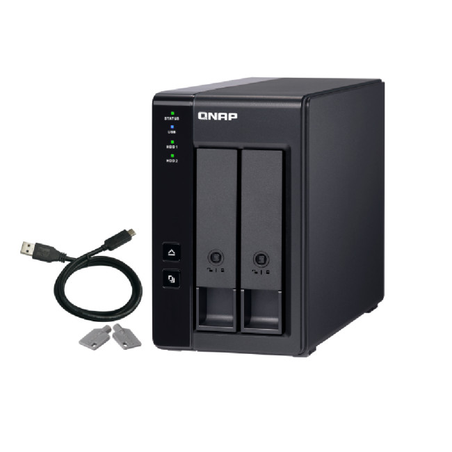 QNAP TR-002  2 Bay NAS Servers Storage Expansion for QNAP